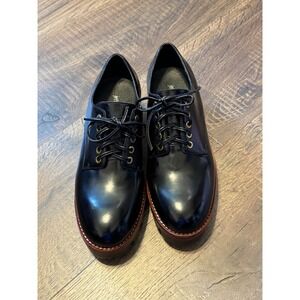 Jeffrey Campbell‎ Trevor Platform Lug Derby Oxfords Lace Up Black
